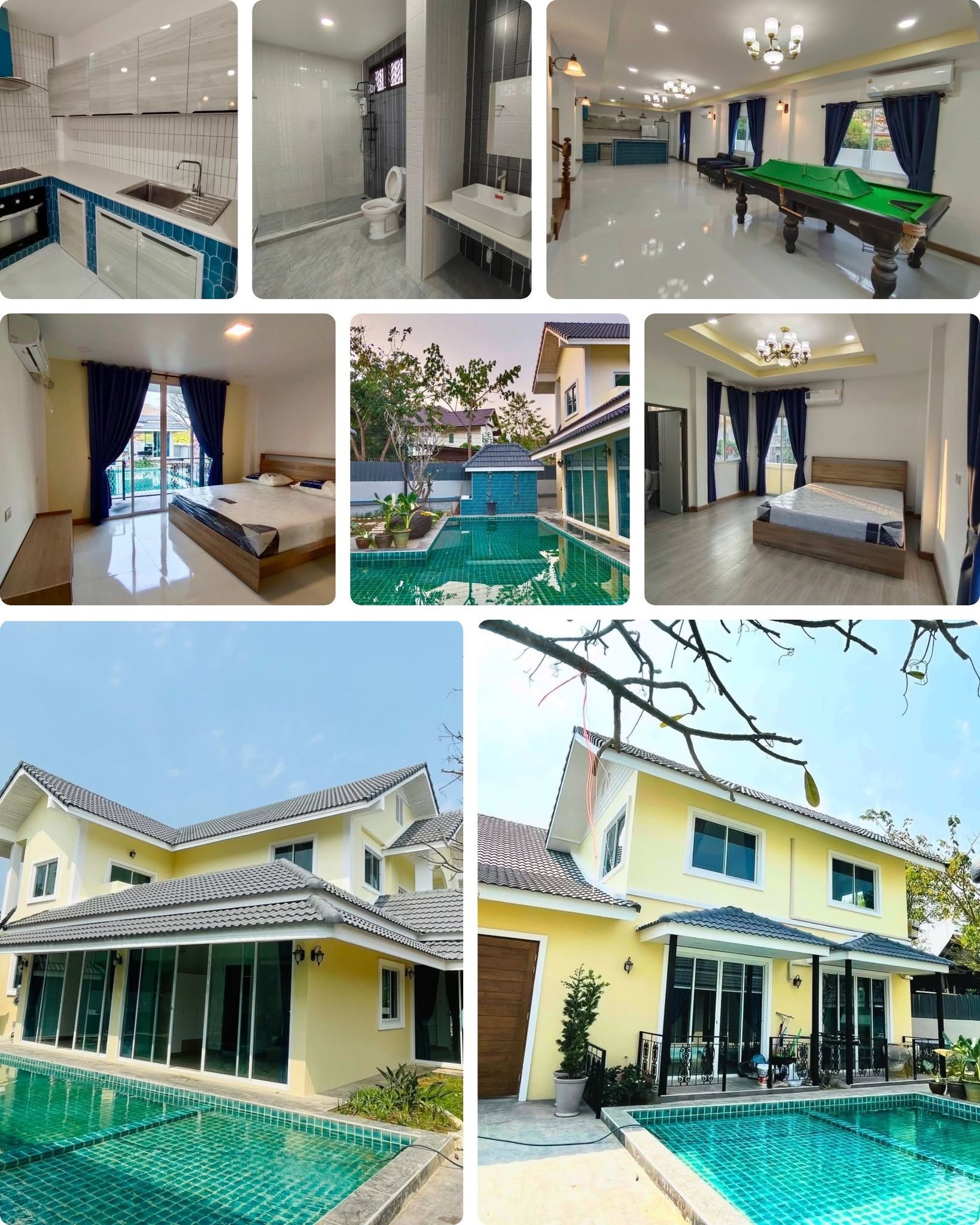  พูลวิลล่าขนาดใหญ่ให้เช่า เชียงใหม่ | เหมาะทำธุรกิจ Airbnb 📍 พิกัด: โครงการเชียงใหม่เลคแลนด์ ต.สุเทพ อ.เมือง เชียงใหม่ ทำเลดี เดินทางสะดวก ใกล้มหาวิทยาลัยและสนามบิน แวดล้อมด้วยร้านสะดวกซื้อ